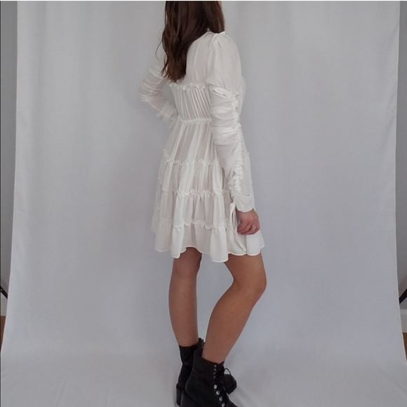 Ina white babydoll dress - Picture 3 of 8